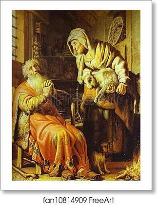 Free art print of Tobit and Anna by Rembrandt Harmenszoon Van Rijn Free art print of Tobit and Anna by Rembrandt Harmenszoon Van Rijn