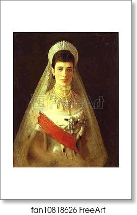 Free art print of Portrait of the Empress Maria Feodorovna by Ivan Kramskoy Free art print of Portrait of the Empress Maria Feodorovna by Ivan Kramskoy