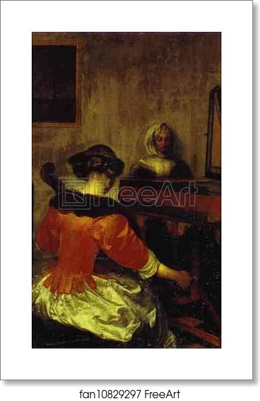 Free art print of The Concert by Gerard Terborch