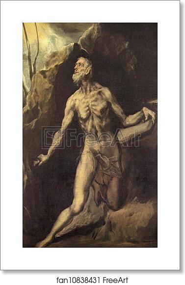 Free art print of St. Jerome by El Greco