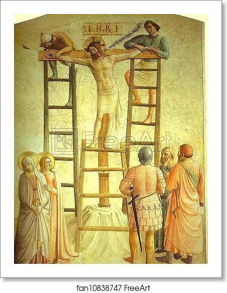 Free art print of Christ Being Nailed to the Cross by Fra Angelico Free art print of Christ Being Nailed to the Cross by Fra Angelico