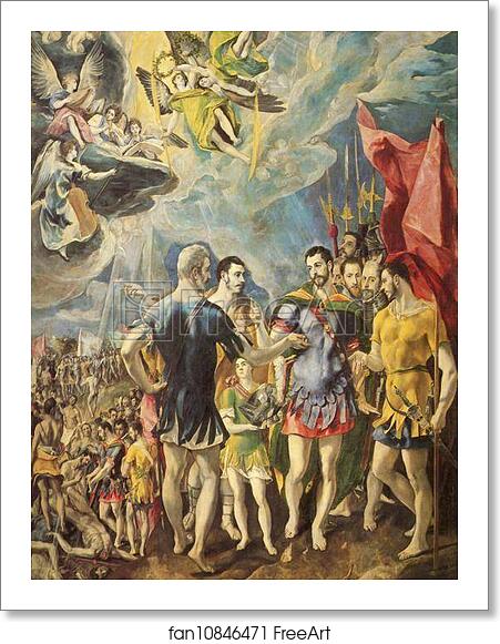 Free art print of The Martyrdom of St. Maurice by El Greco