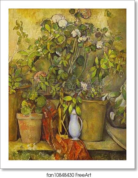 Free art print of Flower Pots by Paul Cézanne Free art print of Flower Pots by Paul Cézanne