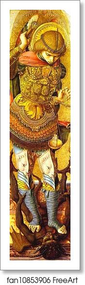Free art print of St. Michael by Carlo Crivelli