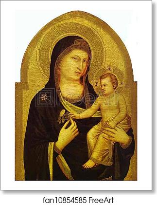 Free art print of Madonna and Child by Giotto
