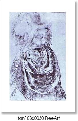 Free art print of Young Woman with an Ostrich Plum by Peter Paul Rubens