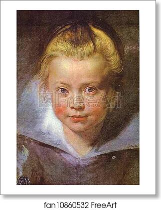 Free art print of Head of a Girl by Peter Paul Rubens