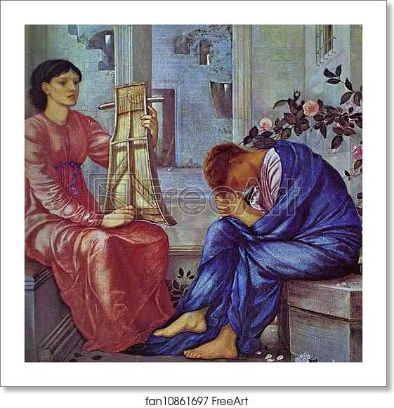 Free art print of The Lament by Sir Edward Coley Burne-Jones Free art print of The Lament by Sir Edward Coley Burne-Jones