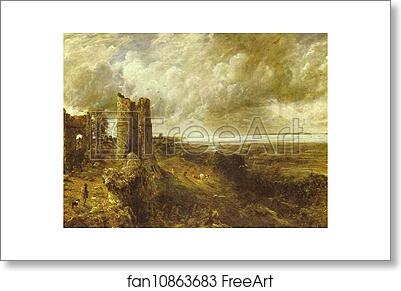 Free art print of Hadleigh Castle by John Constable