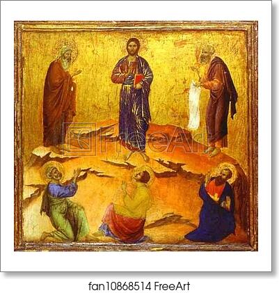 Free art print of Maestà (back, predella) The Transfiguration of Christ by Duccio Di Buoninsegna Free art print of Maestà (back, predella) The Transfiguration of Christ by Duccio Di Buoninsegna