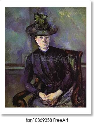 Free art print of Portrait of a Woman in Green Hat (Mme Cézanne) by Paul Cézanne Free art print of Portrait of a Woman in Green Hat (Mme Cézanne) by Paul Cézanne