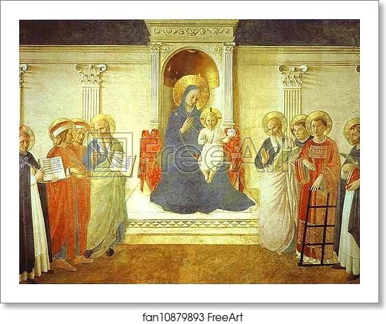 Free art print of Madonna delle ombre (Madonna of the Shadows) by Fra Angelico Free art print of Madonna delle ombre (Madonna of the Shadows) by Fra Angelico