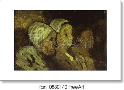 Free art print of In Church by Honoré Daumier