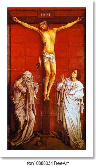 Free art print of Crucifixion by Rogier Van Der Weyden Free art print of Crucifixion by Rogier Van Der Weyden