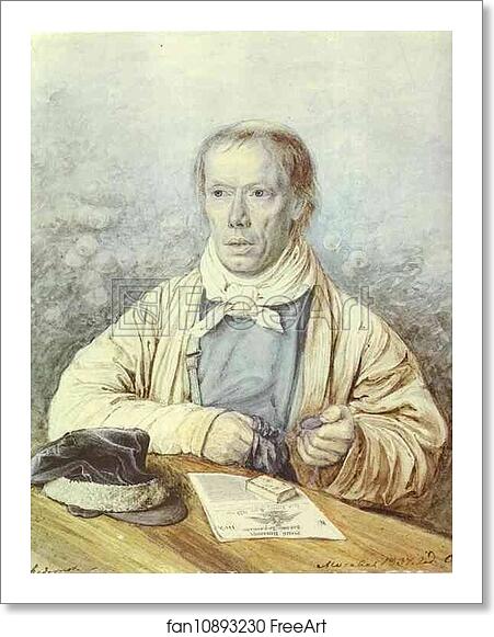 Free art print of Portrait of A. I. Fedotov, the Artist's Father by Pavel Fedotov Free art print of Portrait of A. I. Fedotov, the Artist's Father by Pavel Fedotov