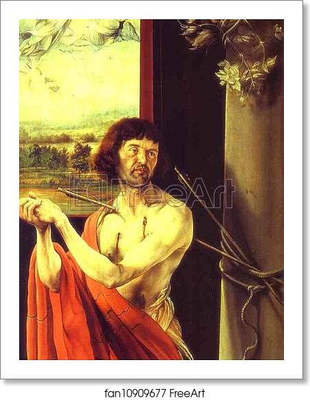 Free art print of St. Sebastian. Detail by Matthias Grünewald Free art print of St. Sebastian. Detail by Matthias Grünewald