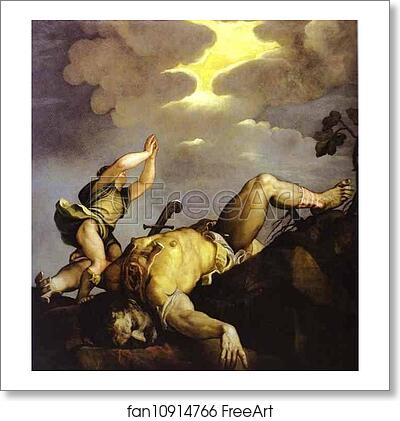 Free art print of David and Goliath by Titian Free art print of David and Goliath by Titian