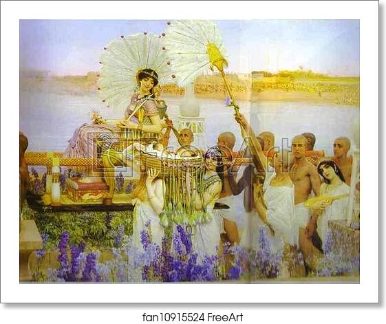 Free art print of The Finding of Moses by Sir Lawrence Alma-Tadema Free art print of The Finding of Moses by Sir Lawrence Alma-Tadema