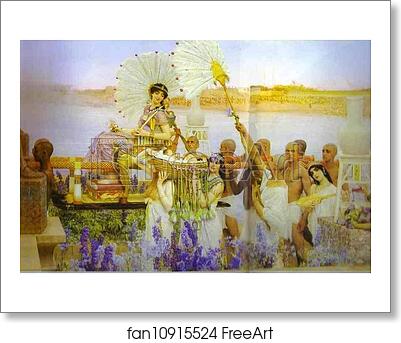 Free art print of The Finding of Moses by Sir Lawrence Alma-Tadema