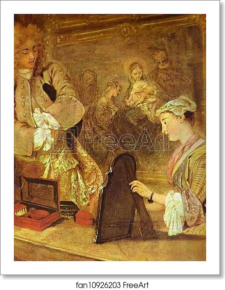 Free art print of L'Enseigne de Gersaint. Detail by Jean-Antoine Watteau Free art print of L'Enseigne de Gersaint. Detail by Jean-Antoine Watteau