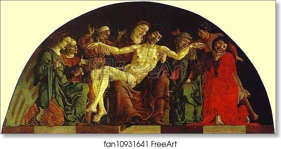 Free art print of Pietà by Cosmè Tura (A.K.A. Cosimo Tura)