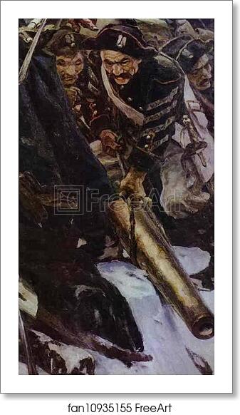 Free art print of Russian Troops under Suvorov Crossing the Alps. Detail by Vasily Surikov Free art print of Russian Troops under Suvorov Crossing the Alps. Detail by Vasily Surikov