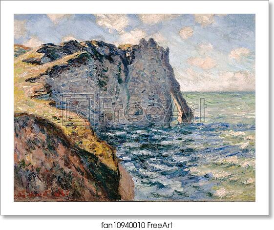 Free art print of The Cliff of Aval, Etrétat by Claude Monet Free art print of The Cliff of Aval, Etrétat by Claude Monet