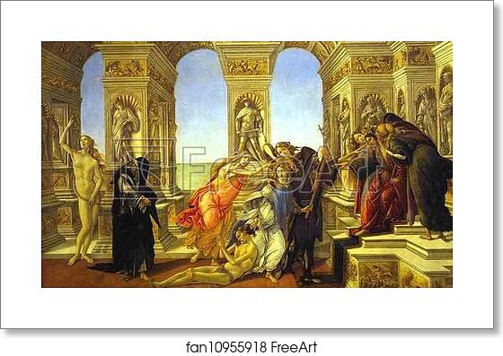 Free art print of Calumny of Apelles by Alessandro Botticelli