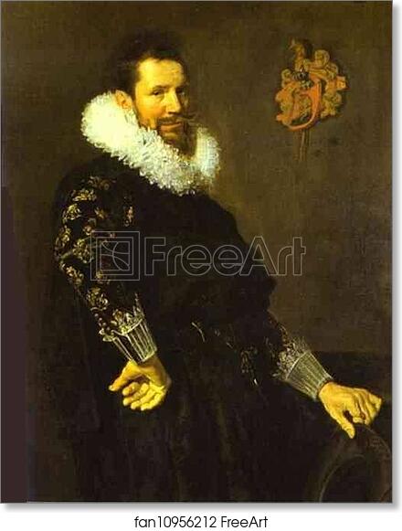 Free art print of Portrait of Paulus Van Beresteyn by Frans Hals
