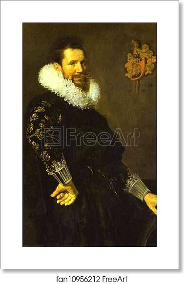 Free art print of Portrait of Paulus Van Beresteyn by Frans Hals