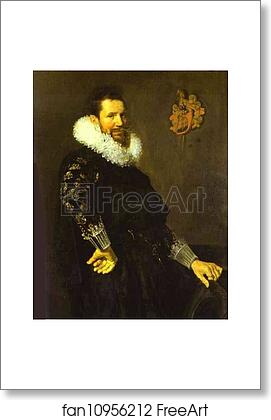 Free art print of Portrait of Paulus Van Beresteyn by Frans Hals