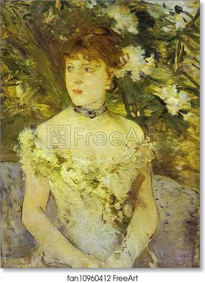 Free art print of Young Woman in an Evening Dress by Berthe Morisot