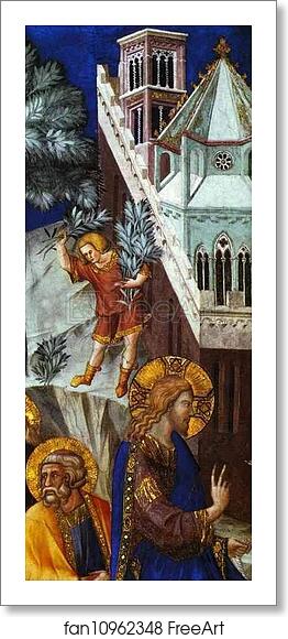 Free art print of Entry of Christ into Jerusalem. Detail by Pietro Lorenzetti Free art print of Entry of Christ into Jerusalem. Detail by Pietro Lorenzetti