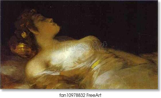 Free art print of Sleep by Francisco De Goya Y Lucientes