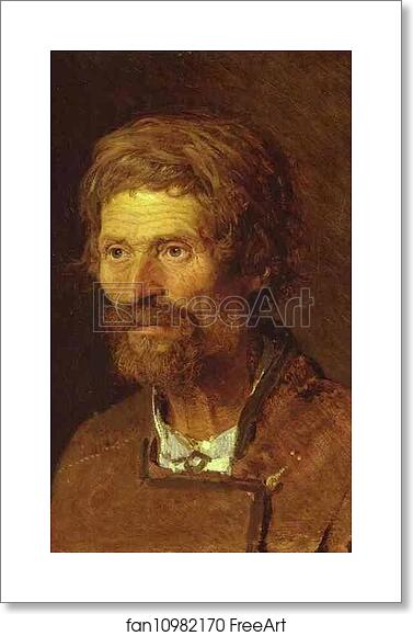 Free art print of Head of an Old Ukranian Peasant by Ivan Kramskoy Free art print of Head of an Old Ukranian Peasant by Ivan Kramskoy