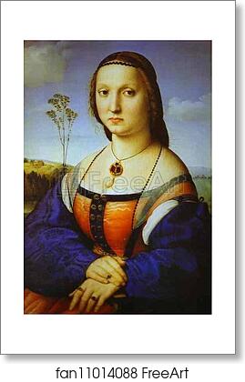 Free art print of Portrait of Maddalena Doni by Raphael Free art print of Portrait of Maddalena Doni by Raphael