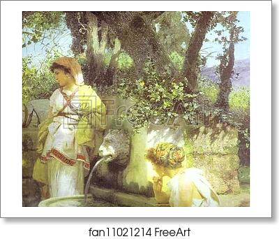 Free art print of By a Spring. Detail by Henryk Hector Siemiradzki Free art print of By a Spring. Detail by Henryk Hector Siemiradzki