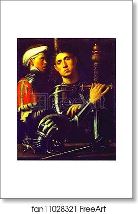 Free art print of Portrait of a Gentleman in Armor by Giorgione