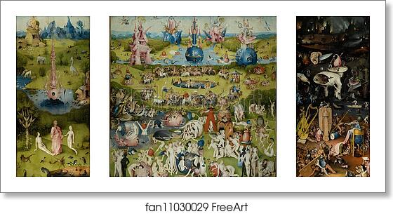 Free art print of The Garden of Earthly Delights by Hieronymus Bosch Free art print of The Garden of Earthly Delights by Hieronymus Bosch