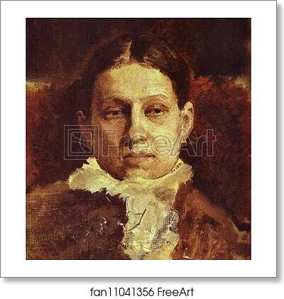 Free art print of Portrait of Vera Repina by Valentin Serov