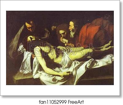 Free art print of The Deposition by Jusepe De Ribera