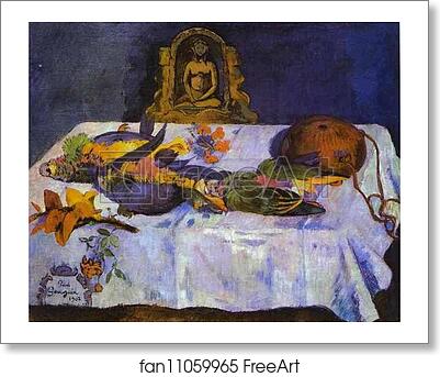 Free art print of Still Life with Parrots by Paul Gauguin