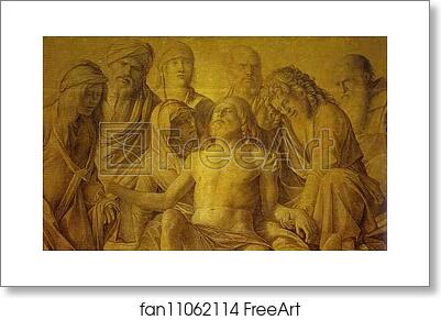 Free art print of Lamentation over the Dead Christ by Giovanni Bellini