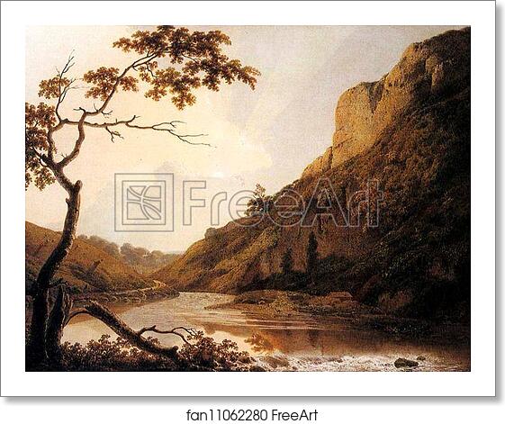 Free art print of Matlock Tor by Daylight by Joseph Wright Of Derby Free art print of Matlock Tor by Daylight by Joseph Wright Of Derby