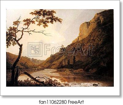 Free art print of Matlock Tor by Daylight by Joseph Wright Of Derby
