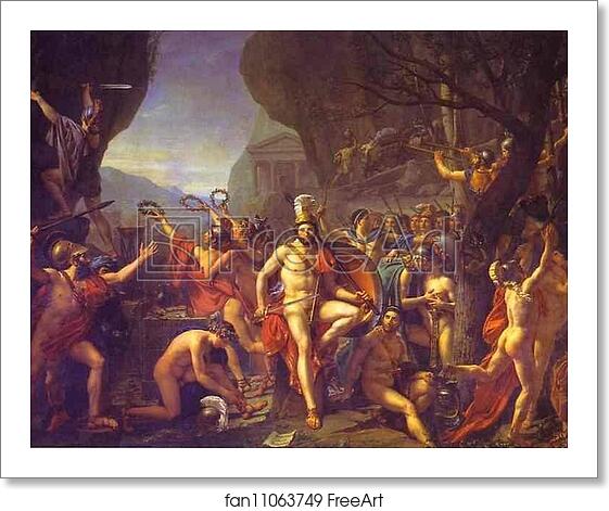 Free art print of Leonidas at Thermopylae by JacquesLouis