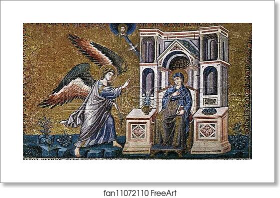 Free art print of Annunciation by Pietro Cavallini Free art print of Annunciation by Pietro Cavallini