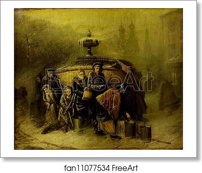 Free art print of Queue to a Reservoir by Vasily Perov Free art print of Queue to a Reservoir by Vasily Perov