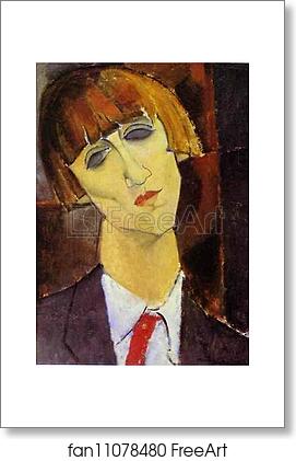 Free art print of Portrait of Madame Kisling by Amedeo Modigliani