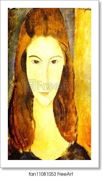 Free art print of Portrait of Jeanne Hébuterne (1898 -1920), Common-Law Wife of Amedeo Modigliani by Amedeo Modigliani Free art print of Portrait of Jeanne Hébuterne (1898 -1920), Common-Law Wife of Amedeo Modigliani by Amedeo Modigliani